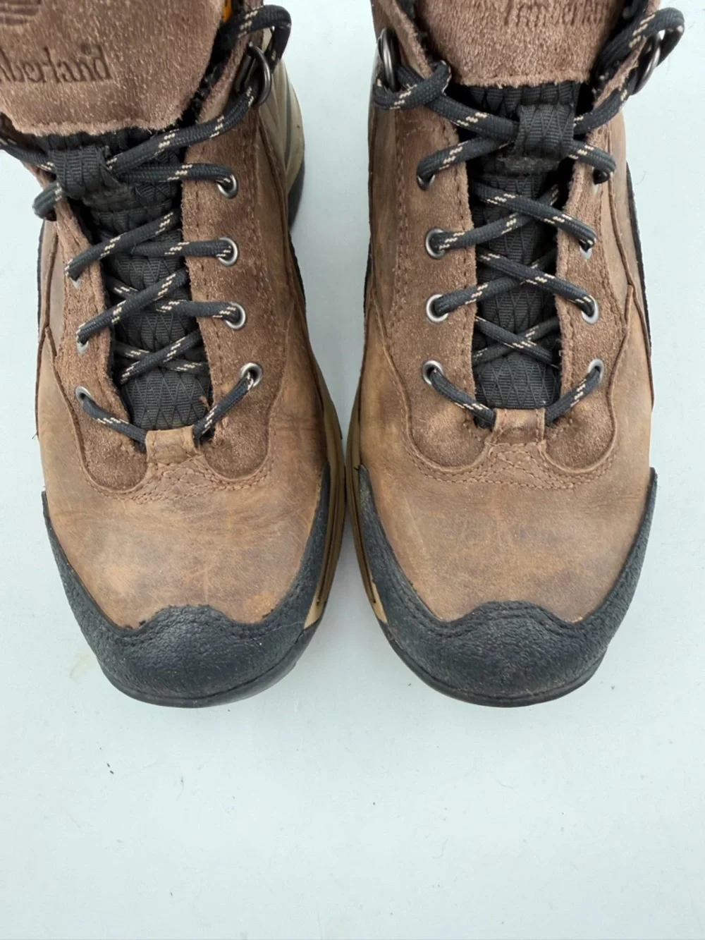 Timberland Boy’s Backroads Brown Leather - SZ 4.5 - Lace-Up Hiking Boots